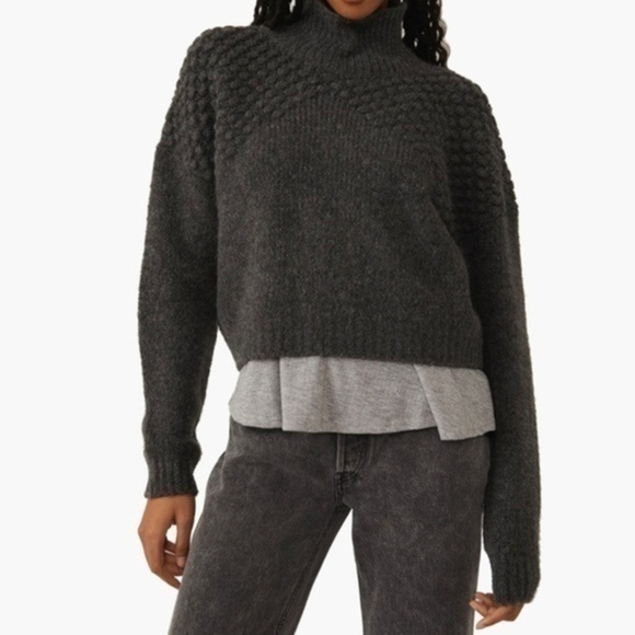 Free People.Bradley Pullover Sweater.